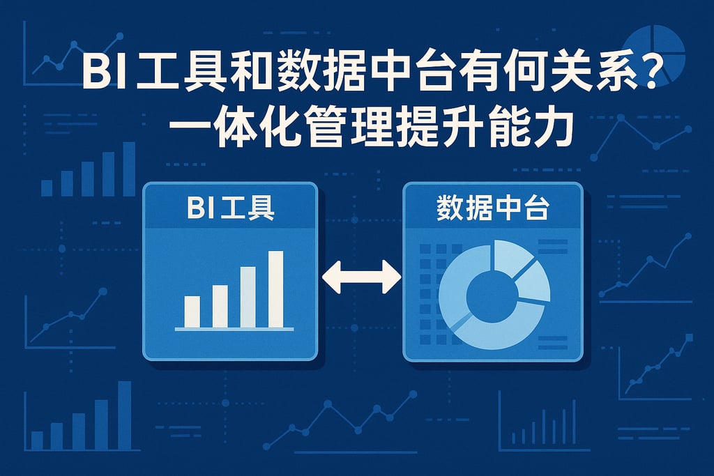 BI工具和数据中台有何关系？一体化管理提升能力"
